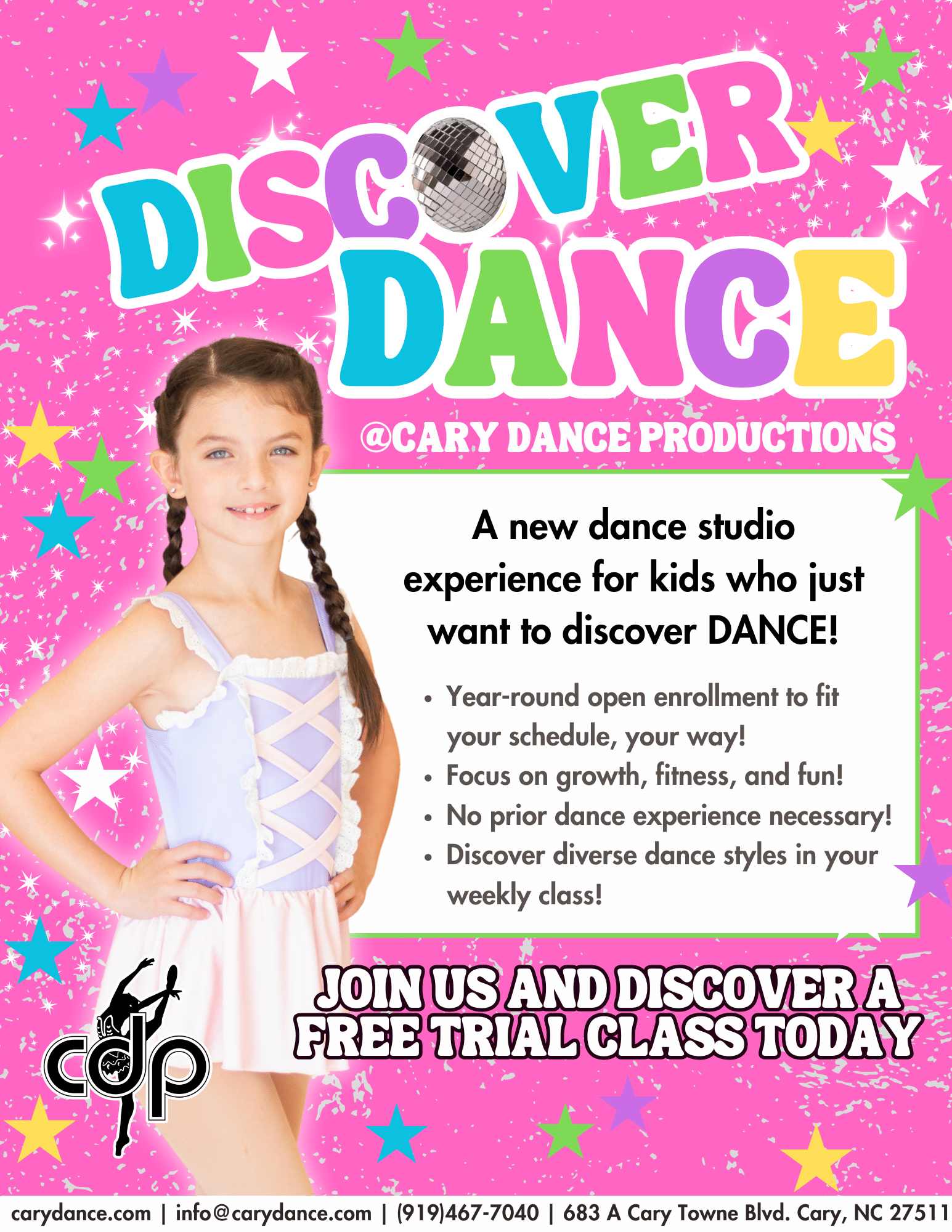 Discover Dance *NEW* – Cary Dance Productions